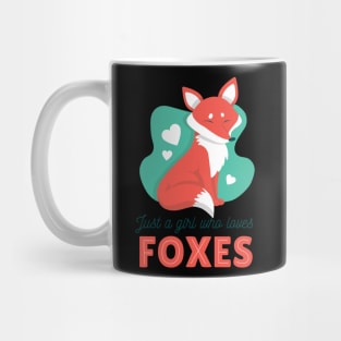 girl love fox Mug
